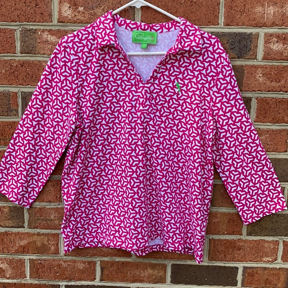 Pappagallo 3/4 Sleeve Top